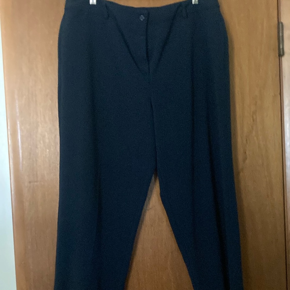 Harve Benard Blue Ankle Cropped Pants